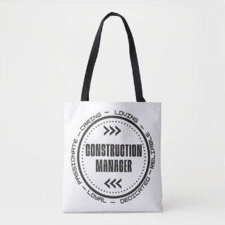 Construction Manager Tote Bag