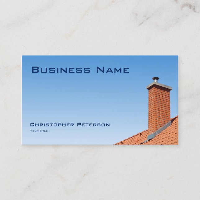 Construction - Masonry Business Card (Front)