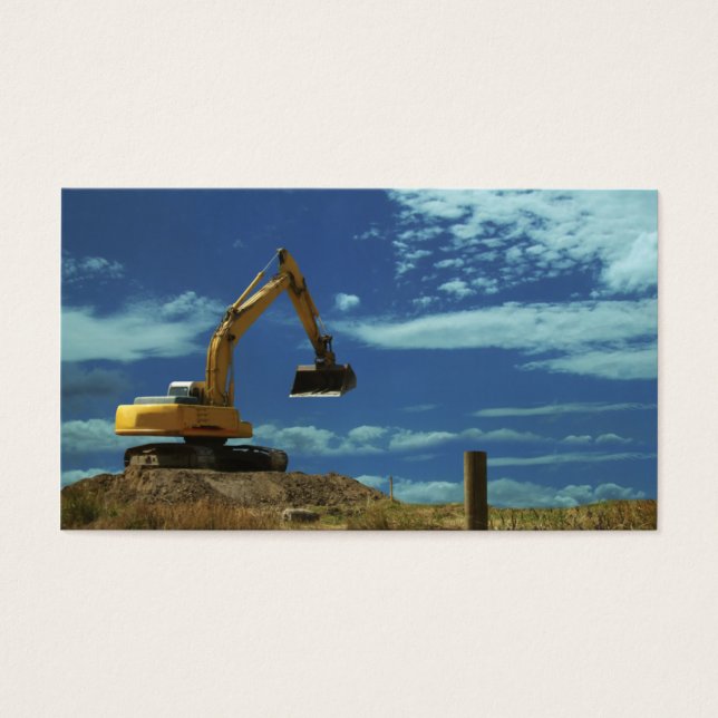 construction mechanical digger heavy equipment (Front)