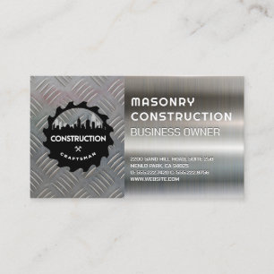 Construction   Metal   Steel Business Card