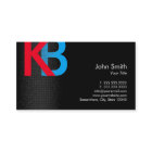 Construction Monogram Blue & Red