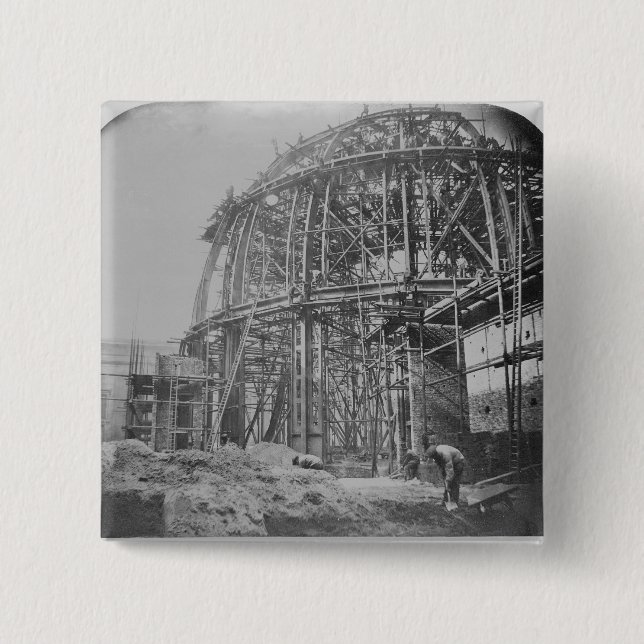 Construction of the British Museum Reading 15 Cm Square Badge (Front)