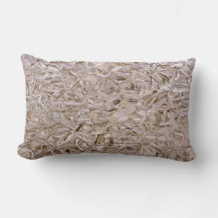 Construction OSB Plywood Style Lumbar Cushion