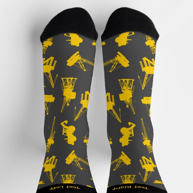 Construction Pattern Socks (Top)