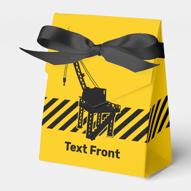 Construction Platform Favour Box (Front Side)