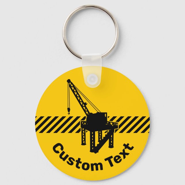 Construction Platform Keychain (Front)