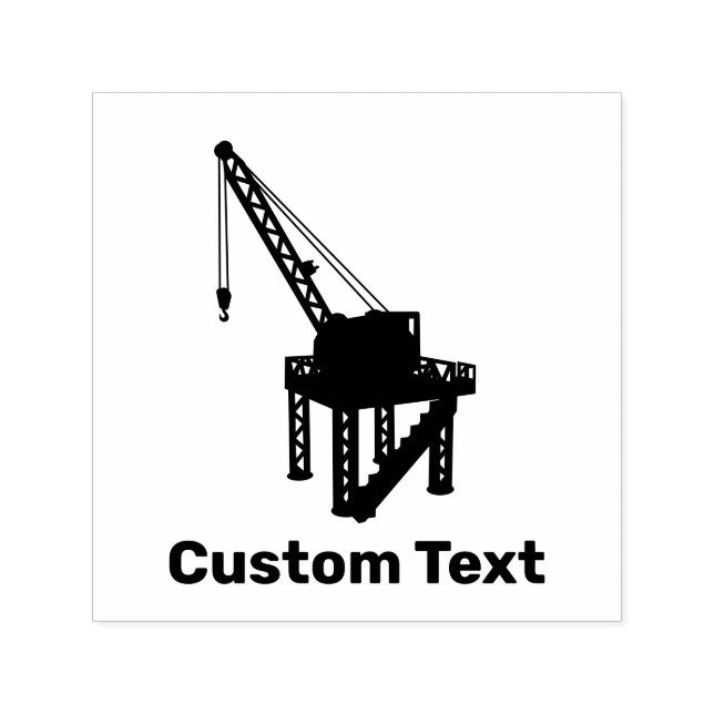 Construction Platform Self-inking Stamp (Design)