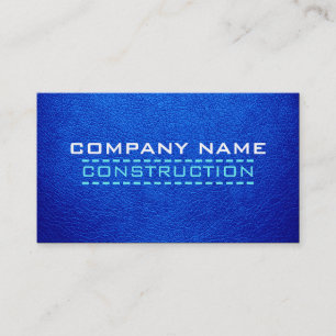 Construction Professional Leather Look #3 Business Card