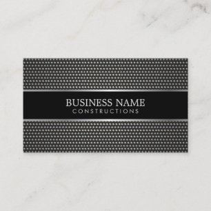 Construction Professional Metal Handyman Repair Business Card