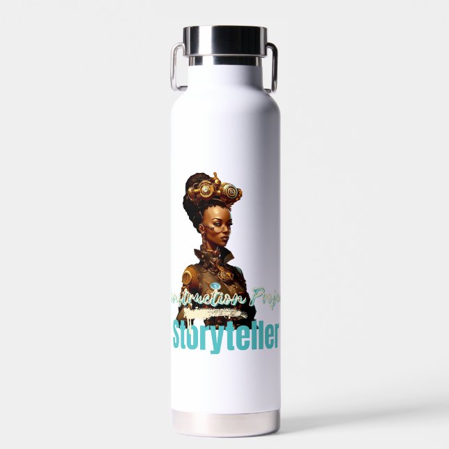 Construction Project Storyteller Water Bottle (Front)