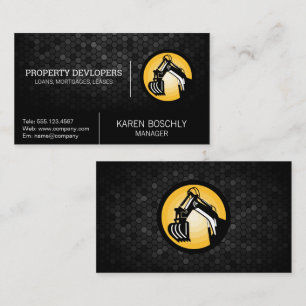 Construction   Property Development Business Card