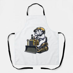Construction Pup Bulldog Builder Apron