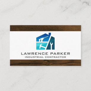 Construction Repair Icons   Home Renovations Business Card