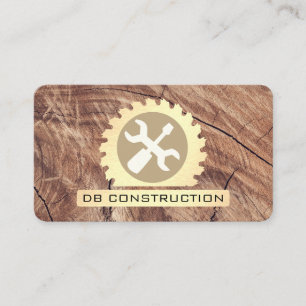 Construction / Saw Wood Wrench Screw driver Business Card
