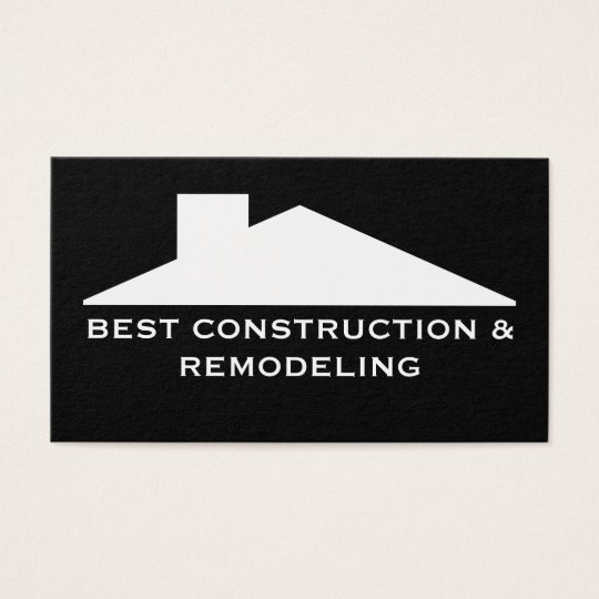 Construction Service Business Business Card