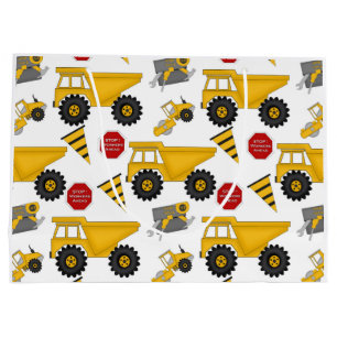 Construction Set, Fun  Gift Bag - Large, Glossy