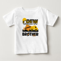 Construction Sibling Shirt, Dump Truck Birthday
