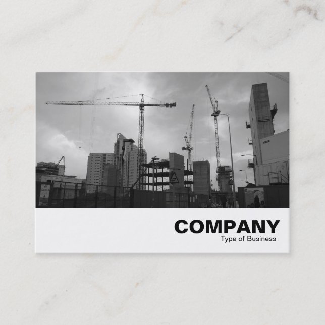 Construction Site Business Card (Front)