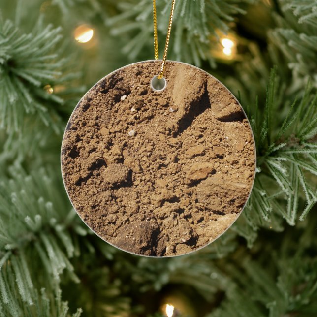 Construction Site Dirt Ornament (Tree)