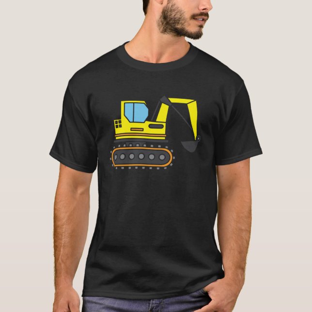 Construction site  idea u2013 diggers love digging T-Shirt (Front)