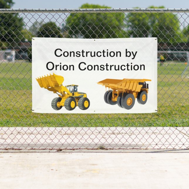 Construction Site Outdoor Sign Banners (Insitu)