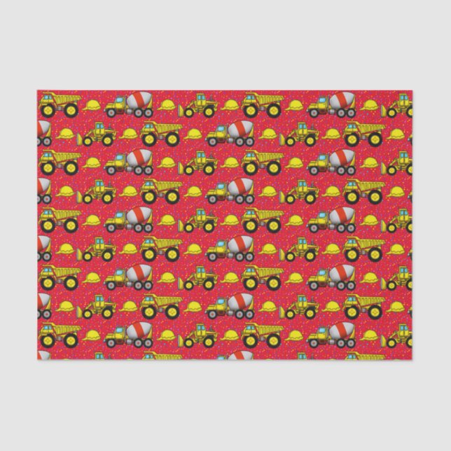 Construction Site Tissue Paper (Front)