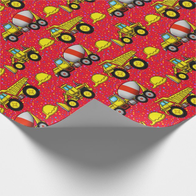 Construction Site Wrapping Paper (Corner)