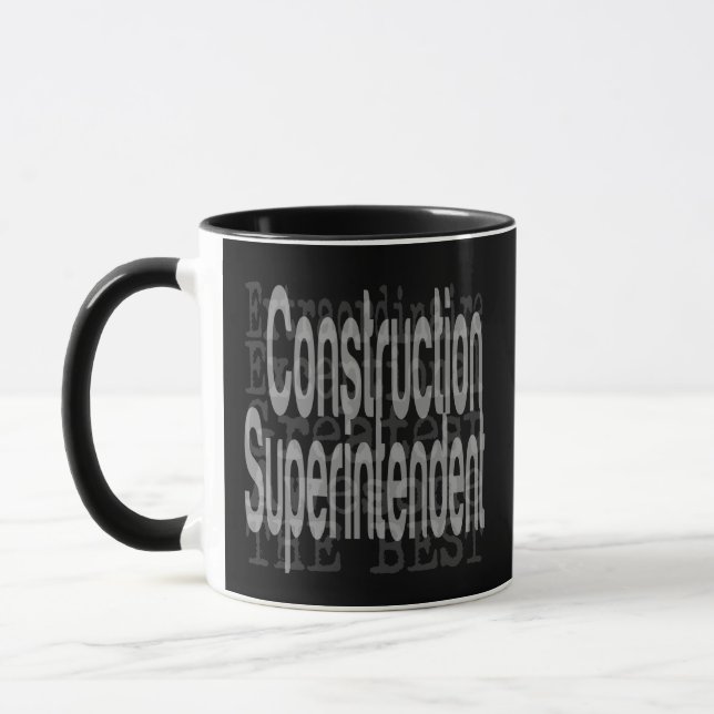 Construction Superintendent Extraordinaire Mug (Left)