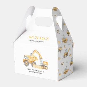 Construction Theme Birthday Favour Box