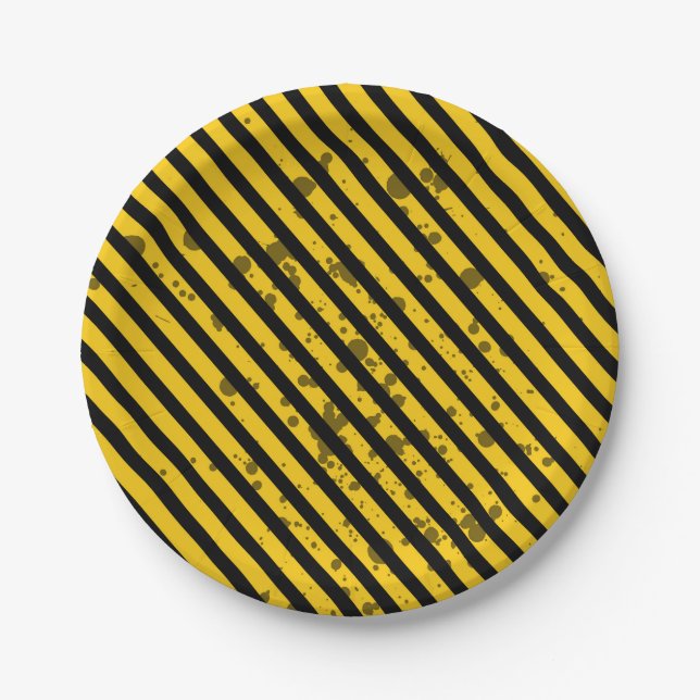 Construction Theme Paper Plate (Front)