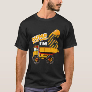 Construction Truck 6Th Birthday Boy Builder 6 Year T-Shirt