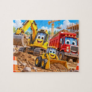Construction Truck Adventure Jigsaw Puzzle