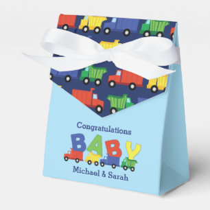 Construction Truck Baby Shower Favour Box