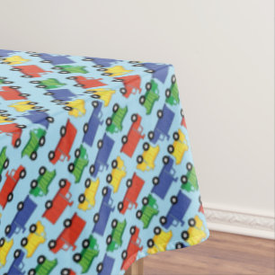 Construction Truck Baby Shower Tablecloth