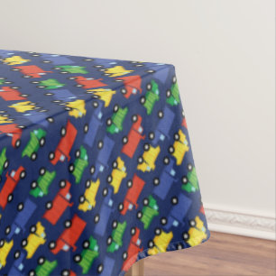 Construction Truck Baby Shower Tablecloth