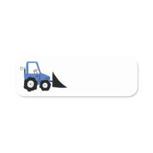 🚧 Construction Truck Name Stickers