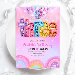 Construction Trucks 5th Birthday Invitation