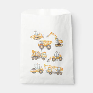 Construction Trucks Birthday Party  Favour Bag