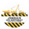 Construction Trucks Birthday Party Favour Sticker