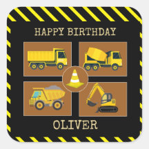 Construction Trucks | Kids Birthday Party 
