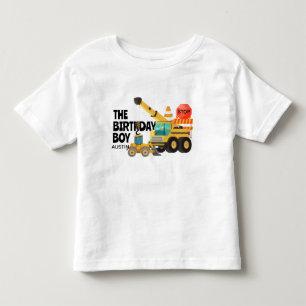 Construction Trucks    Kids Birthday Party   Toddler T-Shirt