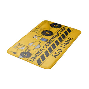 Construction Trucks Room Rug Mat Home Decor