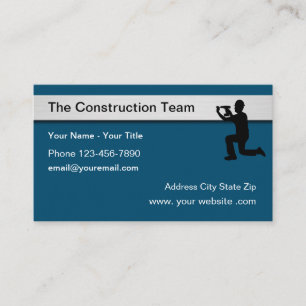 Construction Unique Business Cards