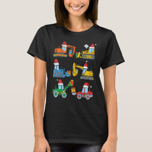 Construction Vehicle Heavy Trucks Christmas Boys G T-Shirt