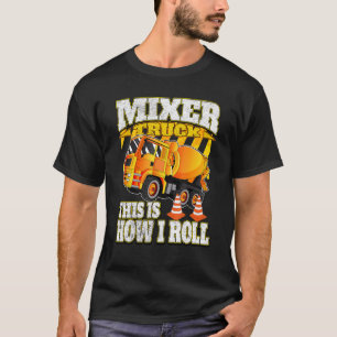 Construction Vehicle Loves Cement Mixer Trucks T-Shirt