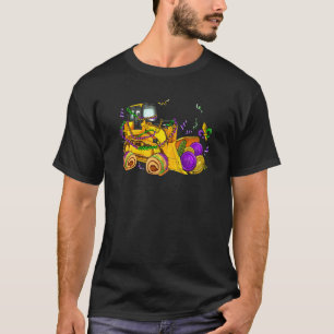 Construction Vehicle Mardi Gras Toddlers Boys T-Shirt