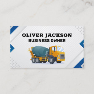 Construction Vehicle Property Development Business Card