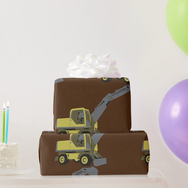 Construction Vehicle Wrapping Paper (Creator Uploaded)