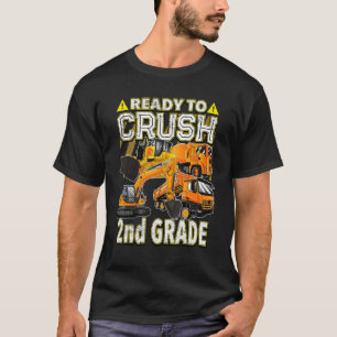 Construction Vehicles Back To School Ready To C T-Shirt