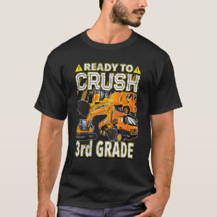 Construction Vehicles Back To School Ready To C T-Shirt